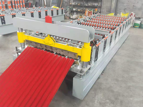 850 corrugated tile press